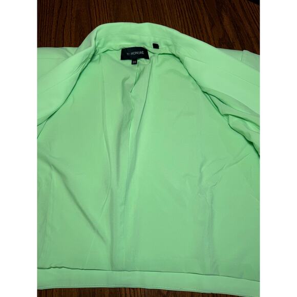 11 Honoré ARIEL CROP BLAZER IN PARADISE GREEN size 20 - Picture 3 of 10
